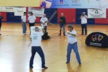 Encuentro nacional del juego del palo en Telde (Foto TA)